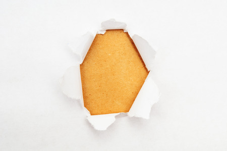 Torn paper with yellow spaceの写真素材