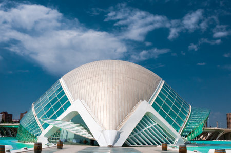 VALENCIA; SPAIN - JULY 14; 2015:  The city of the Arts and Sciences in Valencia, Spain.のeditorial素材