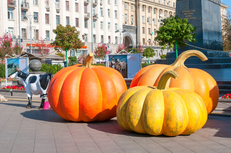 MOSCOW, RUSSIA - OCTOBER 06, 2015: Moscow Autumn Festivalのeditorial素材