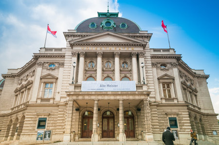 The Volkstheater Peoples Theater in Vienna, Austriaのeditorial素材
