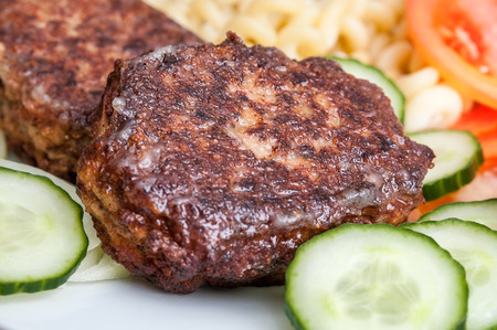 Meat cutlets closeupの写真素材