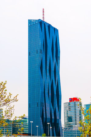 VIENNA, AUSTRIA - APRIL 20, 2016: Vienna International Centre (VIC). The Highest Skyscraper In...
