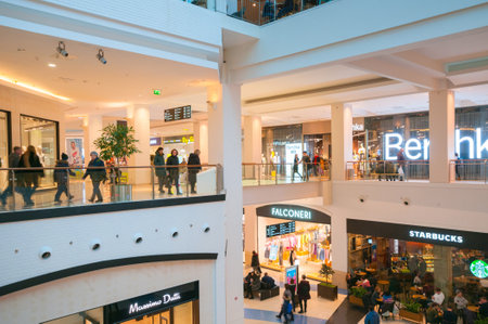MOSCOW, RUSSIA - MARCH 24, 2019: Megapolis Center shopping mallのeditorial素材