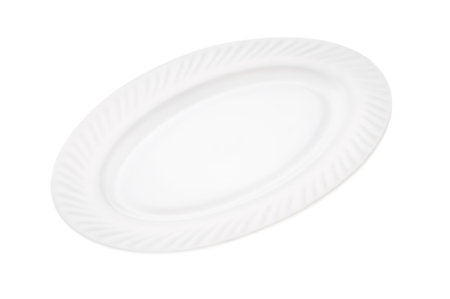 Plate close up isolated on a white backgroundの写真素材