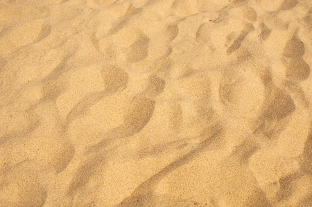 Clean sand on a beach as backgroundの写真素材