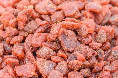 Dried fruits in background or texture mode, close-up.の写真素材