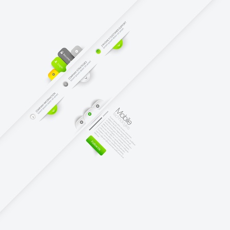 Business infographics design elementsのイラスト素材