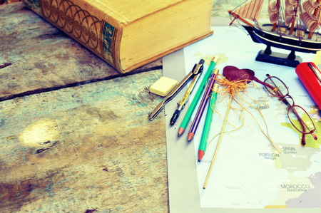 Nostalgic vintage backgroundの写真素材