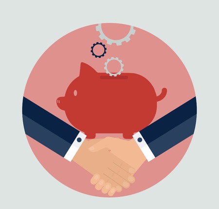 Business and finance conceptのイラスト素材