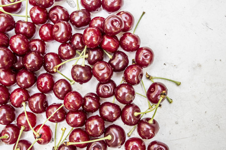 Cherries fruit background