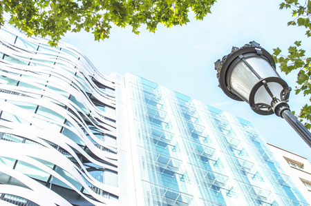Modern buildings landscape