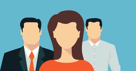 Business team presentationのイラスト素材