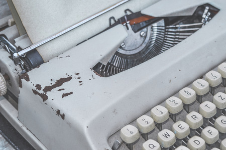 Retro typewriterの写真素材