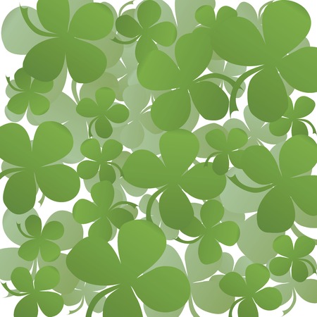 Clover background illustration, lucky cardのイラスト素材