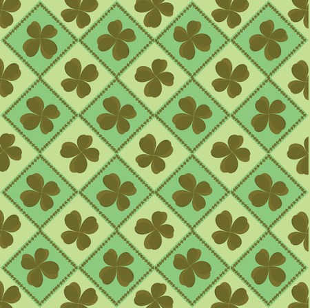 Four leaf background for St. Patrick's Dayのイラスト素材