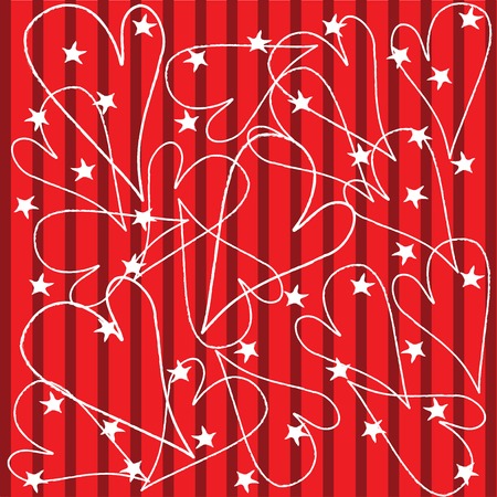 Seamless background for Valentine's Dayのイラスト素材