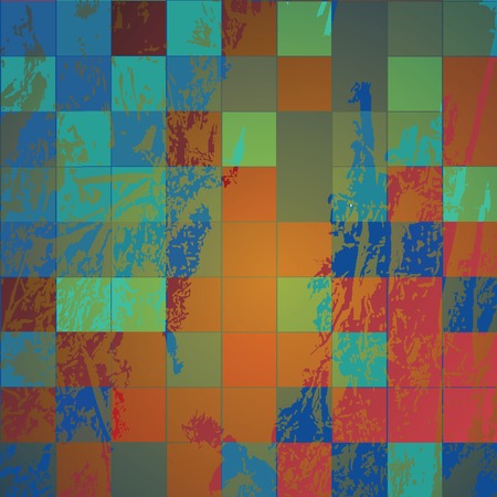 Dirty tiles background, grunge textureのイラスト素材