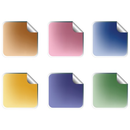 Set of fresh labels for commercial designのイラスト素材