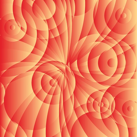 Funky circles background in red tonesのイラスト素材