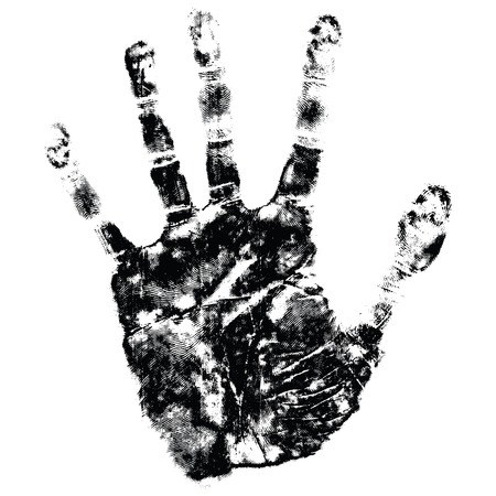 Hand print, scalable to any size without any loss of resolutionのイラスト素材