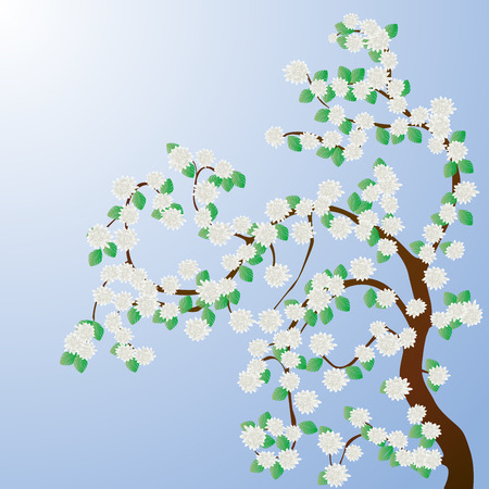 Blooming treeのイラスト素材