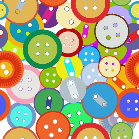 A seamless background with fashion sewing buttons A seamless background with fashion sewing buttons