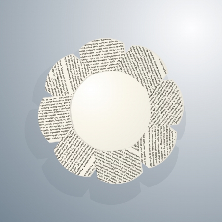 Decorative floral frame design for text or photography のイラスト素材