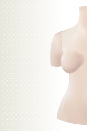 Empty mannequin conceptual fashion backgroundのイラスト素材