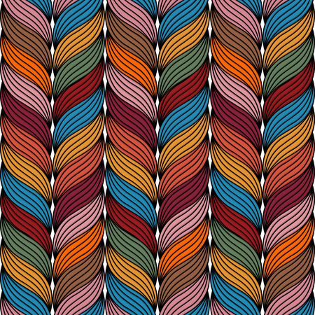 Seamless pattern with stylize sweater fabric in colors.Texture for web, print, wallpaper, decals, fall winter fashion, textile design, invitation or website background, holiday home decorのイラスト素材