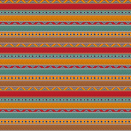 Tribal ethnic seamless pattern designのイラスト素材