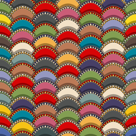 Abstract seamless background design in colorsのイラスト素材