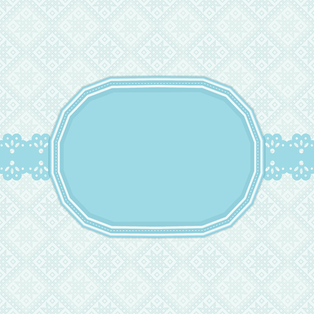 Vector decoartive card or invitation with room for textのイラスト素材