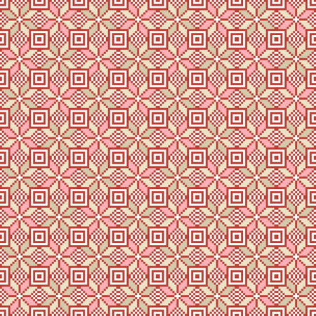 Seamless pattern design with traditional Palestinian embroidery motifのイラスト素材