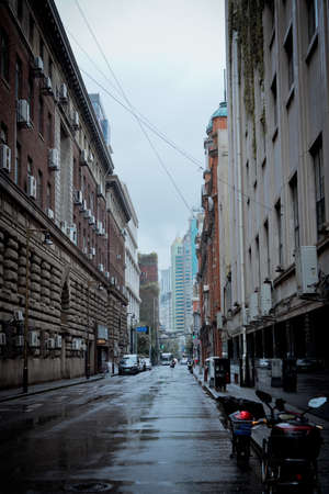 Shanghai Bund street viewのeditorial素材
