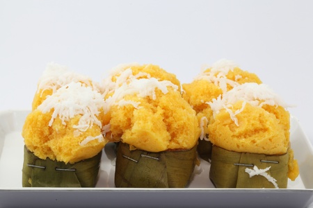 Thai sweet food made from sugar palm tree fruitの写真素材