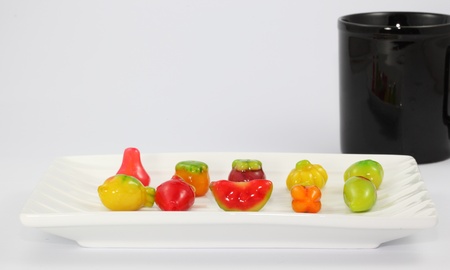 The sweet of imitation fruit, call Luuk-Chuupの写真素材