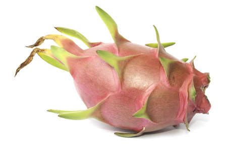 Dragon fruit isolated on the white backgroundの写真素材
