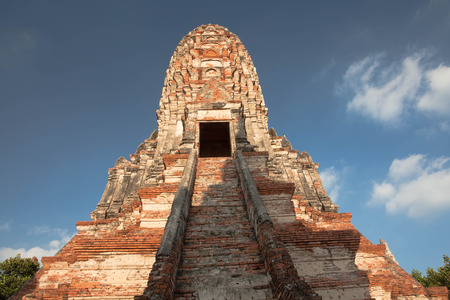 Wat Chai Watthanaram in Ayutthaya,Thailandのeditorial素材