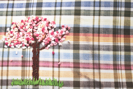 Cloth design texture backgroundの写真素材