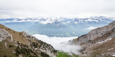 Pilatus is a famous travel mountain, Switzerland