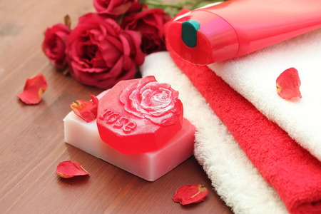 Spa and bath accessoriesの写真素材