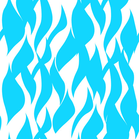 Simple seamless water wave patternsのイラスト素材