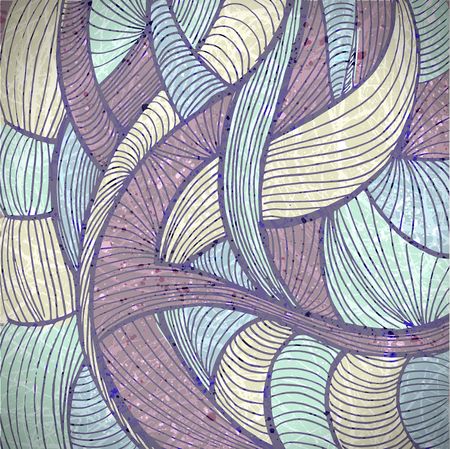 Doodles abstract backgroundのイラスト素材
