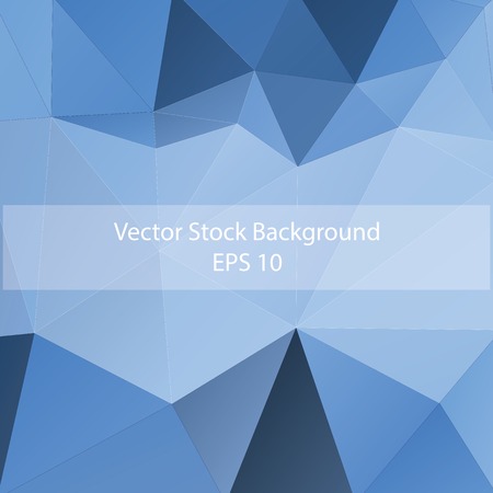 Triangle vector background in dark blue colorのイラスト素材