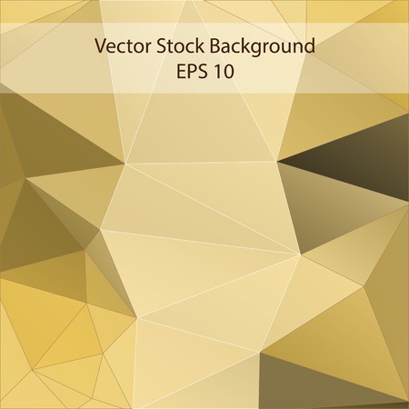 Triangle vector background in light yellow and gray colorsのイラスト素材