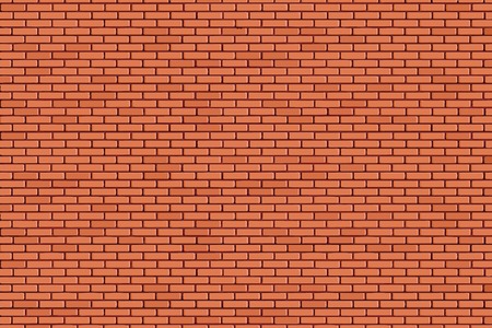Brick wall - vector background with colored elementsのイラスト素材