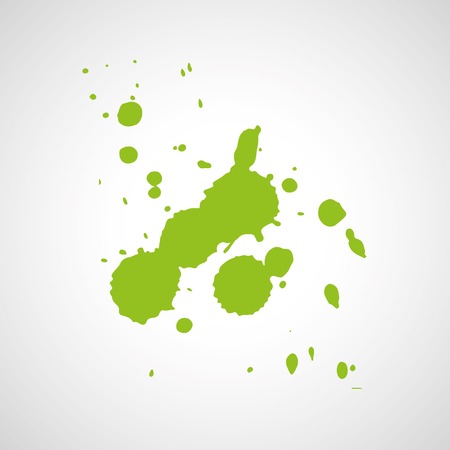 Watercolor splashesのイラスト素材