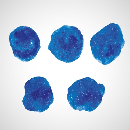 Watercolor splashesのイラスト素材