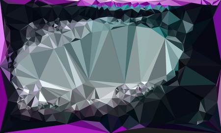 Triangle vector background in light retro colorsのイラスト素材