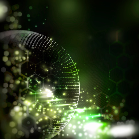 Abstract technology illustrationの写真素材